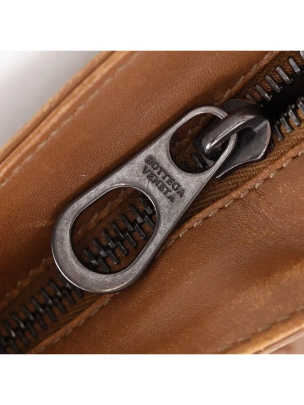Bottega Veneta Intrecciato Leather Brown Shoulder Bag